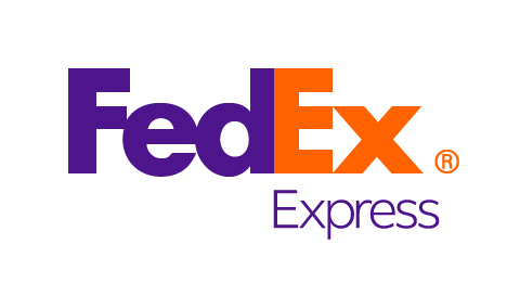 The image shows the FedEx Express logo, with 