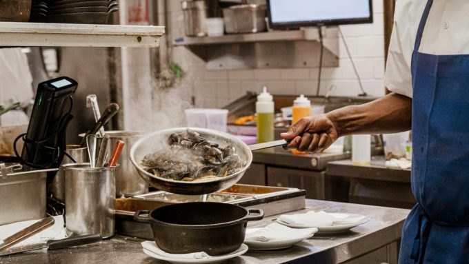 Commercial cooking air quality trial