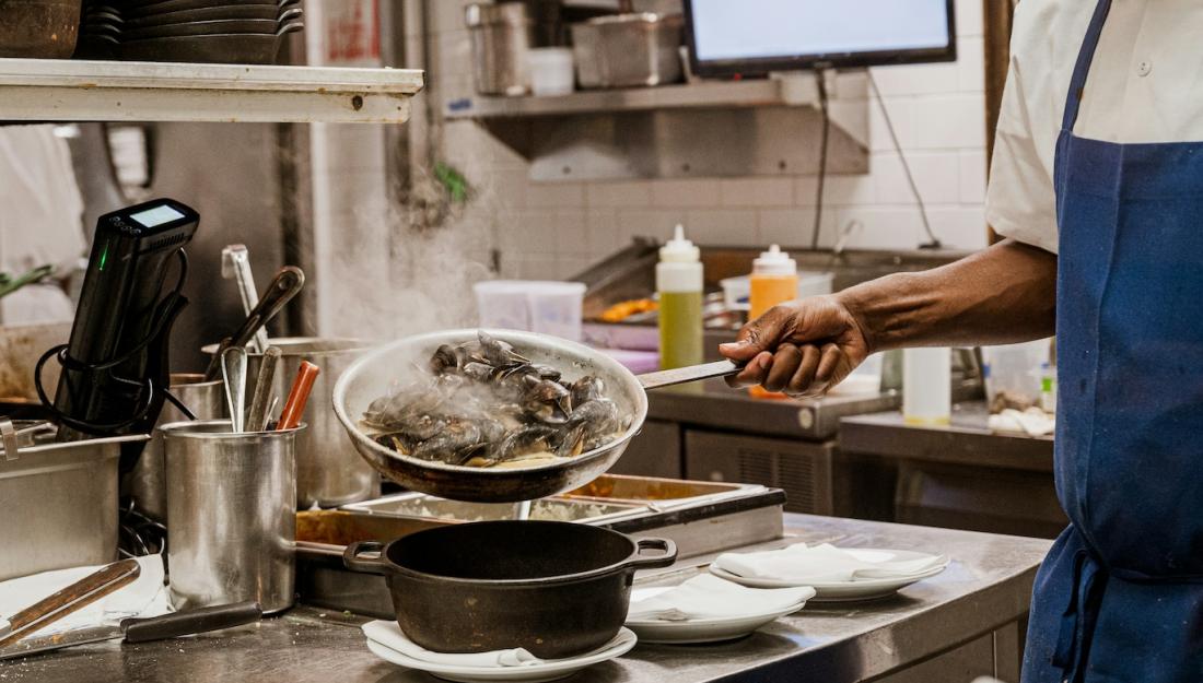 Commercial cooking air quality trial