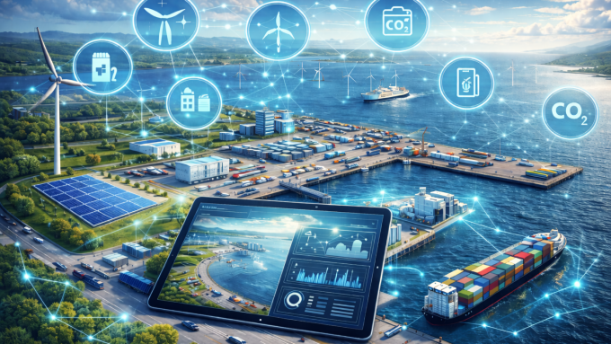 Gemini Call: Geospatial digital twin for Port of Larne Net Zero