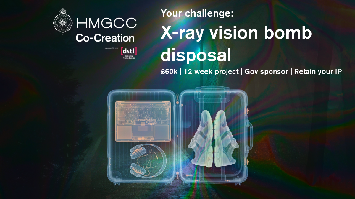 HMGCC Co-Creation: AI-enhanced x-ray imaging for bomb disposal